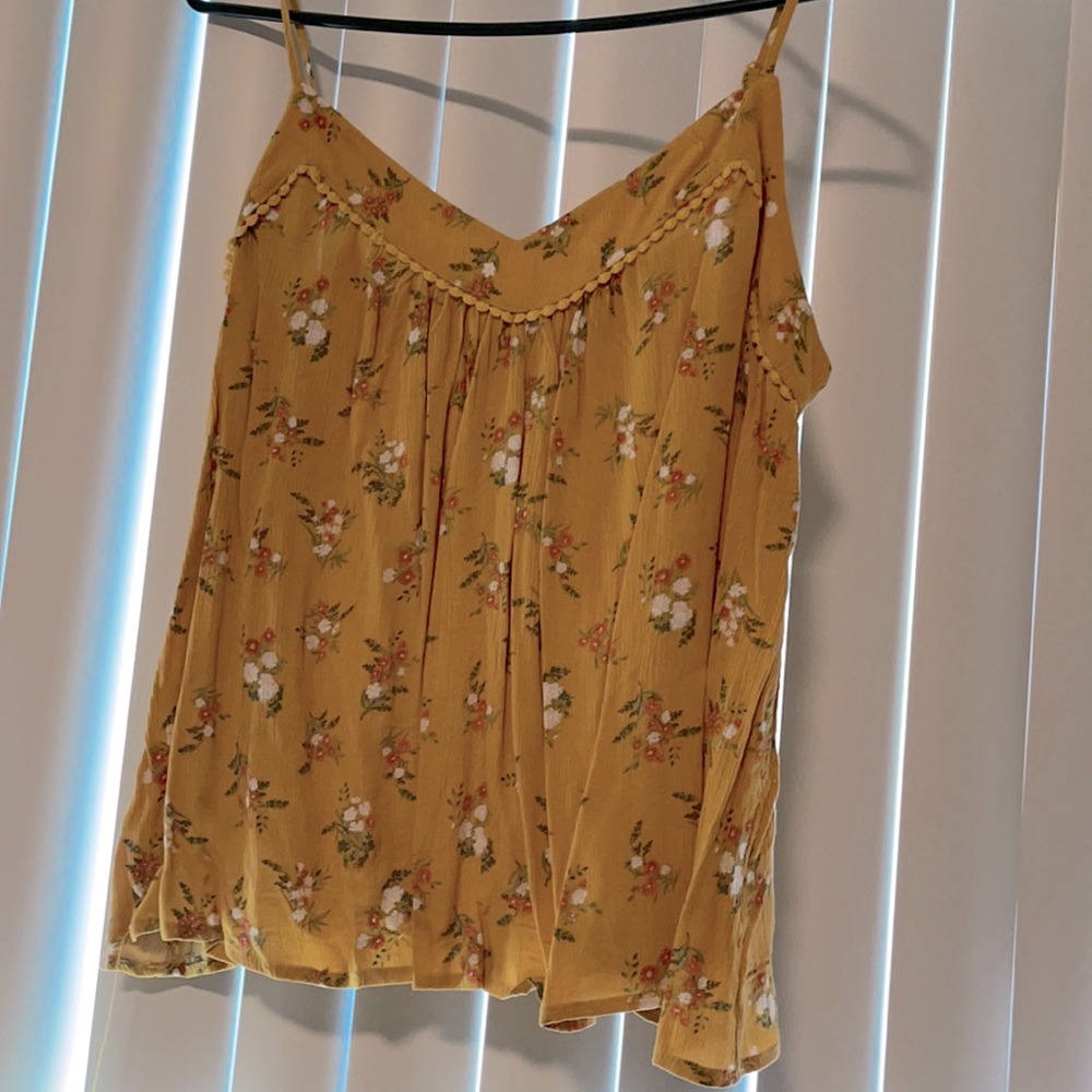 Floral spaghetti strap